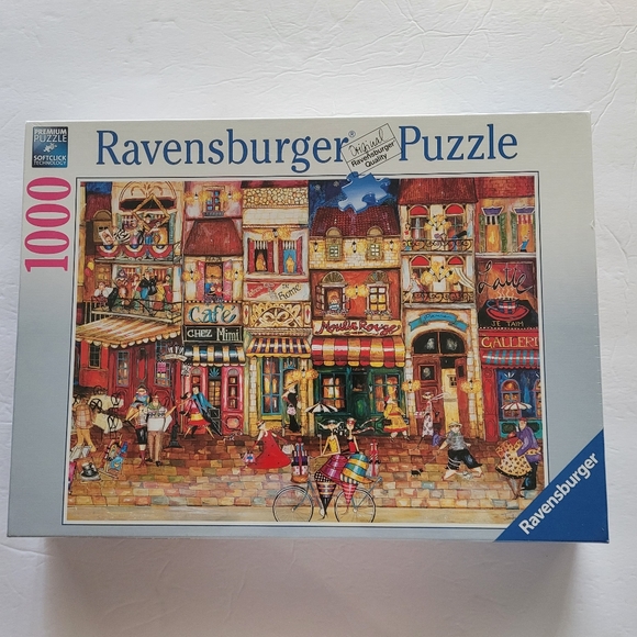 Ravensburger Streets of France 1000 Piece Jigsaw Puzzle for Adults - Picture 2 of 5